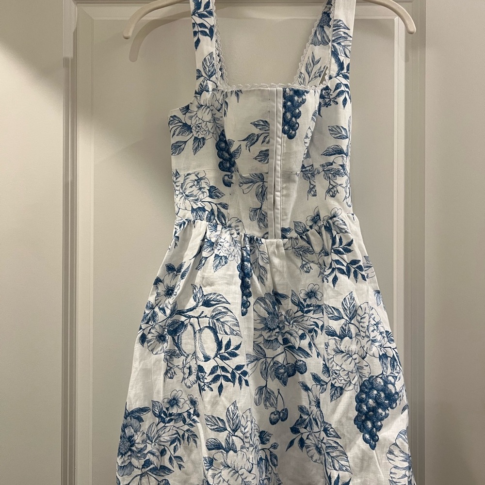 Reformation Sheri Linen Dress Worn once